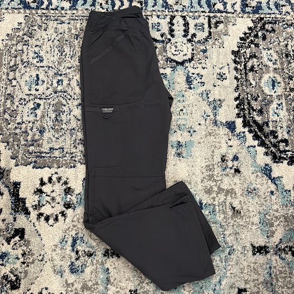 💰 3 for $25 🏷 Women Cherokee Workwear Pewter Scrub Pants XS - Picture 3 of 12
